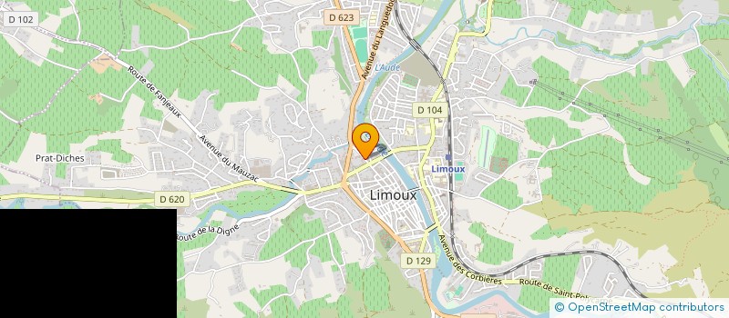 localisation de l'entreprise ASS MAISTRES BLANQUETIERS DE LIMOUX à LIMOUX