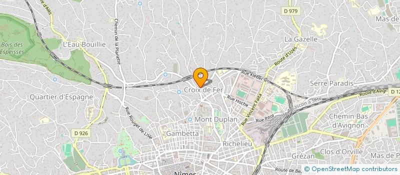 localisation de l'entreprise ASS MAITRE CHIEN NIMOISE DE SECURITE à NIMES