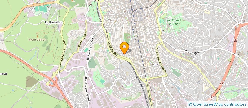 localisation de l'entreprise ASS MAITRES OUVRAGES SOCIAUX STEPHANOIS  SAINT-ETIENNE