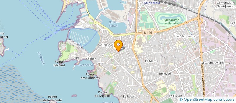 localisation de l'entreprise ASS MAITRISE DE LA CATHEDRALE DE ST MALO  SAINT-MALO