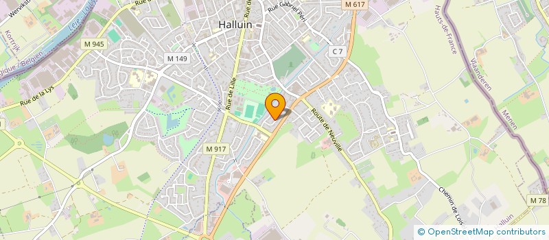 localisation de l'entreprise ASS MAITRISE DEVELOPPEMENT INFORMATIQUE  HALLUIN