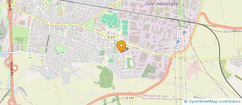localisation de l'entreprise ASS MAJOLANE D ESCRIME à MEYZIEU