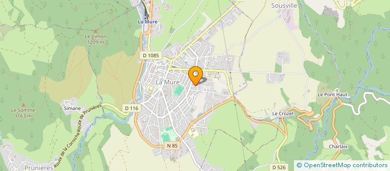 localisation de l'entreprise ASS MAJORETTE DE LA MURE LES CRISTALINES à LA MURE