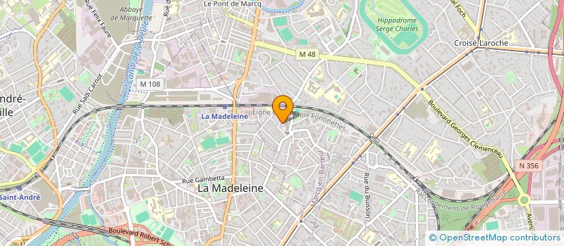 localisation de l'entreprise ASS MALO MARIONNETTES ET LOISIRS à MARCQ-EN-BARŒUL
