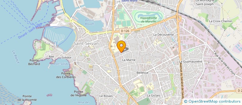 localisation de l'entreprise ASS MALOUINE INSERTION DEVELOPP SOCIAL à SAINT-MALO