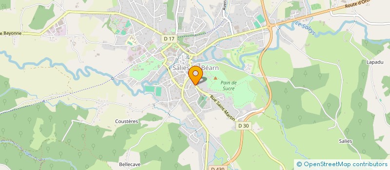 localisation de l'entreprise ASS MAMATO  SALIES-DE-BEARN