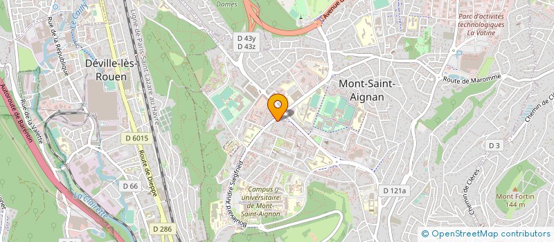 localisation de l'entreprise ASS MANAGEMENT METHODE RESSOURCE INDUST  MONT-SAINT-AIGNAN