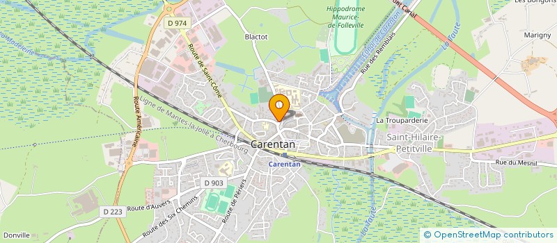 localisation de l'entreprise ASS MANCHE ROUMANIE à CARENTAN-LES-MARAIS