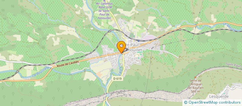 localisation de l'entreprise ASS MANDAT AIDE SERV DOMICIL FENOUILLEDE  SAINT-PAUL-DE-FENOUILLET