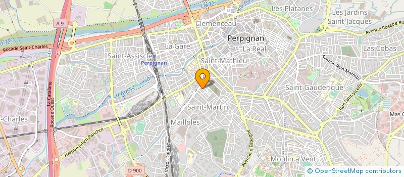 localisation de l'entreprise ASS MANDAT ROUSSILLON à PERPIGNAN