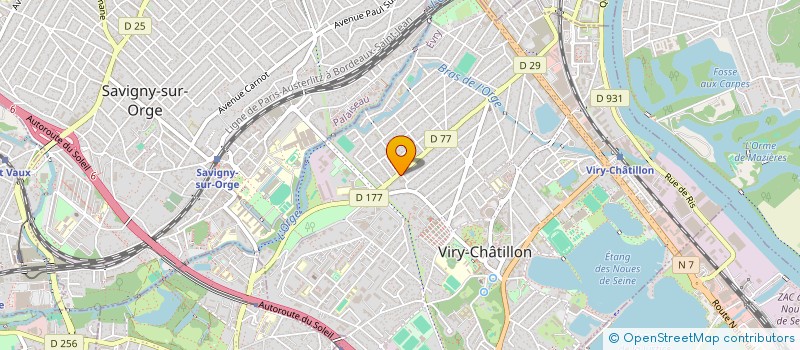 localisation de l'entreprise ASS MANDATAIRE MAINTIEN GARDE A DOMICILE à VIRY-CHATILLON