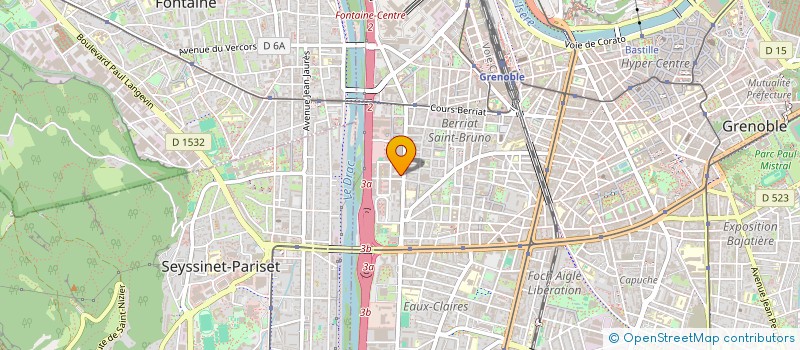 localisation de l'entreprise ASS MANDRAK à GRENOBLE