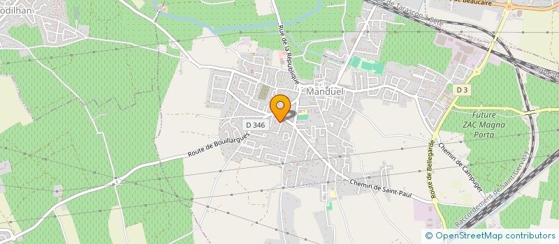 localisation de l'entreprise ASS MANDUELLOISE DE GYM. VOLONTAIRE  MANDUEL