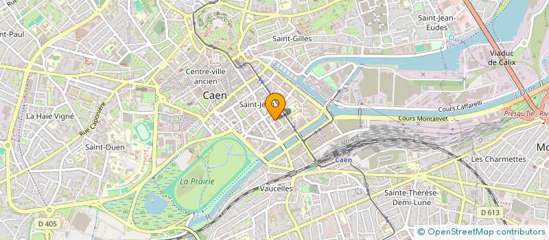 localisation de l'entreprise ASS MANGER POUR APPRENDRE à CAEN