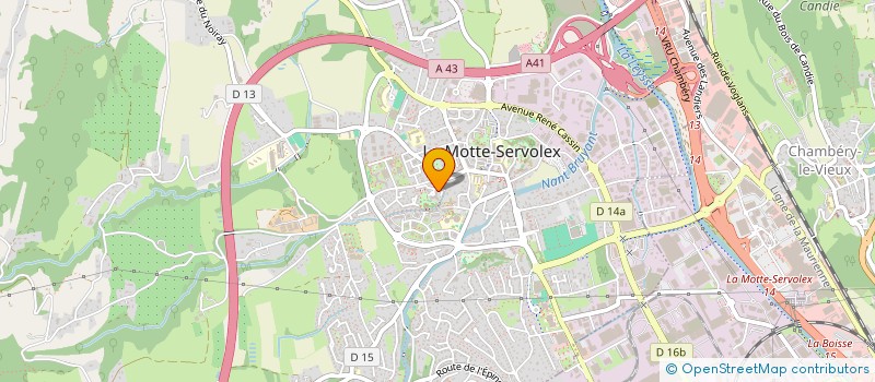 localisation de l'entreprise ASS MAPAD L'ECLAIRCIE à LA MOTTE-SERVOLEX