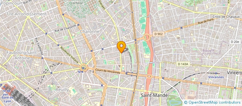 localisation de l'entreprise ASS MARAICHERS PYRENEES  PARIS