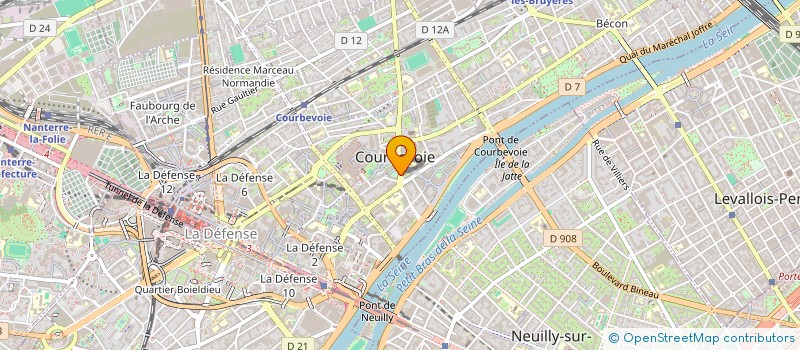localisation de l'entreprise ASS MARCEL LANDOWSKI UN ANNIVERSAIRE à COURBEVOIE