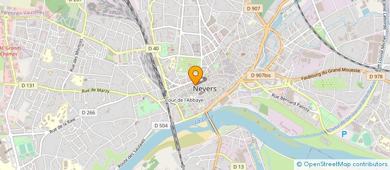 localisation de l'entreprise ASS  MARCHE CARNOT à NEVERS