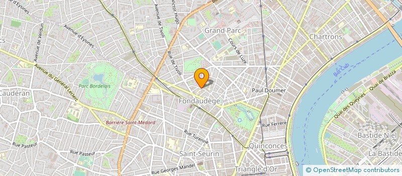 localisation de l'entreprise ASS MARIE DE LUZE REEDUCATION à BORDEAUX