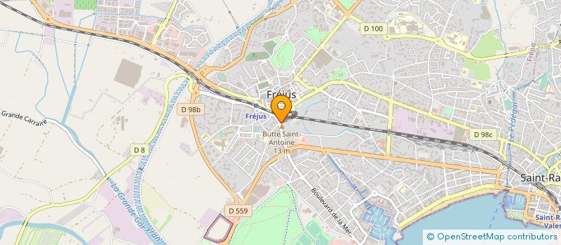 localisation de l'entreprise ASS MARINS ET ANCIENS MARINS COMBATTANTS  FREJUS