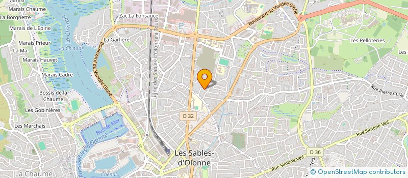 localisation de l'entreprise ASS MARIONNETTES ET COMPAGNIE à LES SABLES D'OLONNE