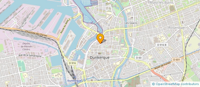 localisation de l'entreprise ASS MARITIME COORDIN ACTIVITES LOISIRS à DUNKERQUE