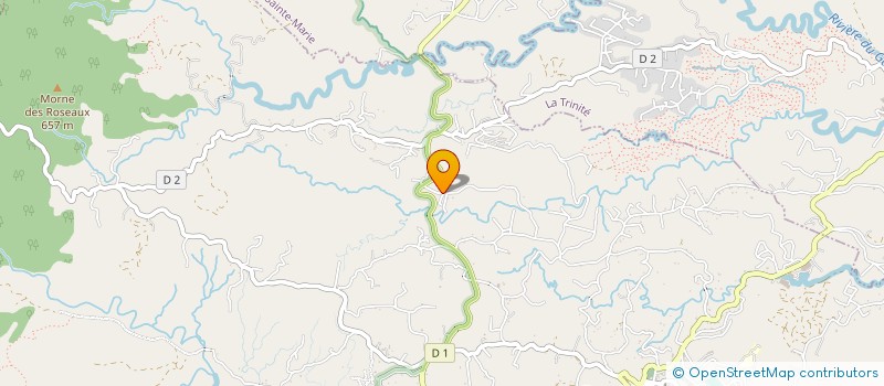 localisation de l'entreprise ASS MARTIN PROMOT FRUIT LEGUME TROPICAUX  GROS-MORNE