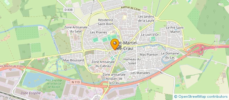 localisation de l'entreprise ASS MARTINOISE ICI ET AILLEURS à SAINT-MARTIN-DE-CRAU