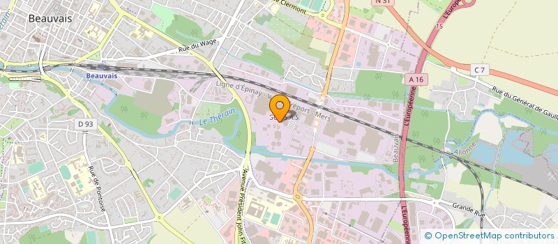 localisation de l'entreprise ASS MASSEY GIMA  BEAUVAIS