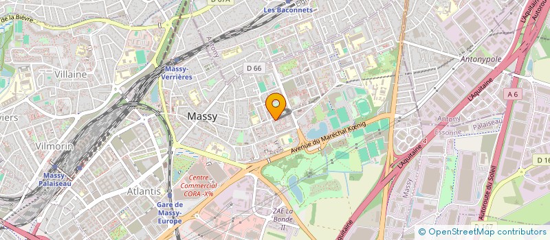 localisation de l'entreprise ASS MASSY ILE DE FRANCE à MASSY