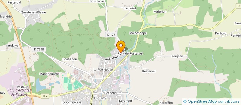 localisation de l'entreprise ASS MAT ET P'TITS BOUCHONS à PLOUAY