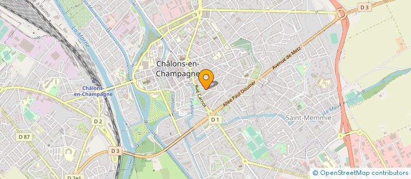 localisation de l'entreprise ASS MATA HARI LE CONCERT  CHALONS-EN-CHAMPAGNE