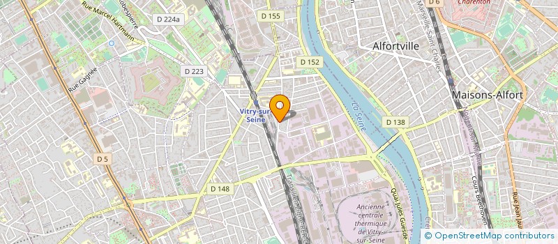 localisation de l'entreprise ASS MATERIAUPOLE PARIS SEINE AMONT à VITRY-SUR-SEINE