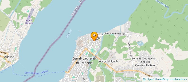 localisation de l'entreprise ASS MATERNELLES MARONI à SAINT-LAURENT-DU-MARONI