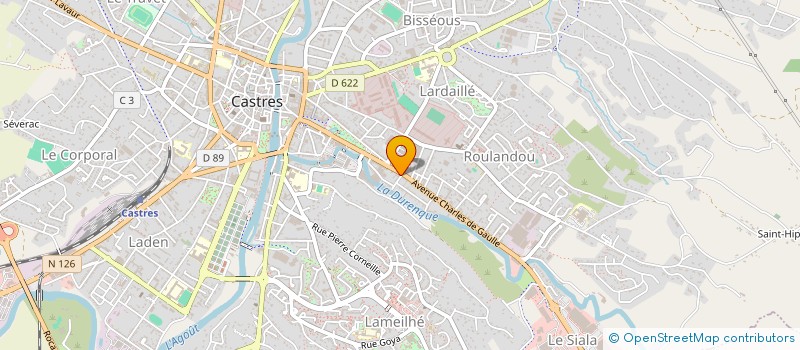 localisation de l'entreprise ASS MATSU-AIKIDO  CASTRES