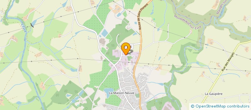 localisation de l'entreprise ASS MAUGEOIS INSERT PAR TRAVAIL ADAPTE à MONTREVAULT-SUR-EVRE