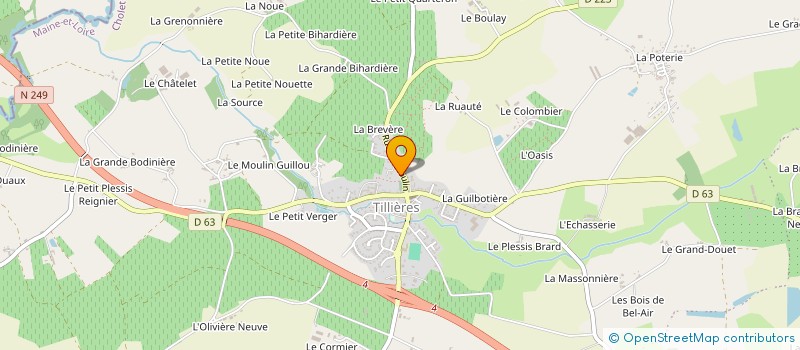 localisation de l'entreprise ASS MAUGES ACCOMPAGNE ADMINIS DOMICILE à SEVREMOINE