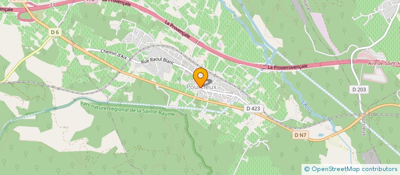 localisation de l'entreprise ASS MAXIMOISE LOCATAIRES QRT DU DEFFENDS à ST MAXIMIN LA STE BAUME