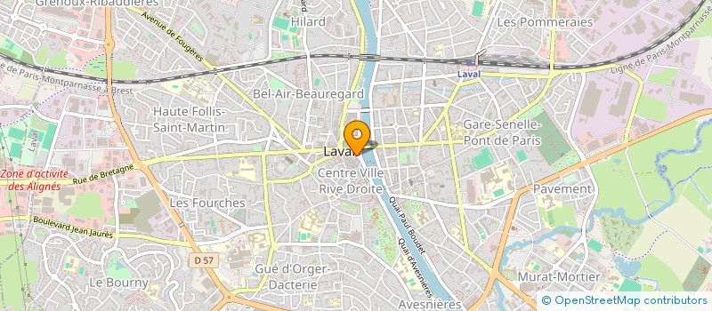 localisation de l'entreprise ASS MAYENNAISE POUR L EMPLOI DES JEUNES à LAVAL