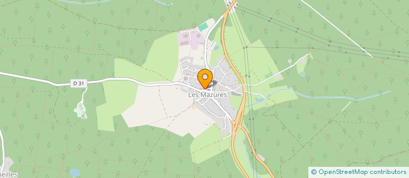 localisation de l'entreprise ASS MAZUROISE D'EDUCATION ET DE LOISIRS  LES MAZURES