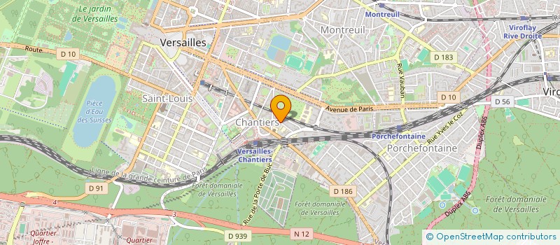localisation de l'entreprise ASS MCJ PROTECTION à VERSAILLES
