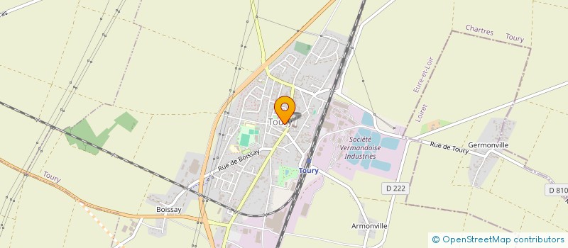 localisation de l'entreprise ASS MEDAILLES TRAVAIL TOURY JANVILLE à TOURY