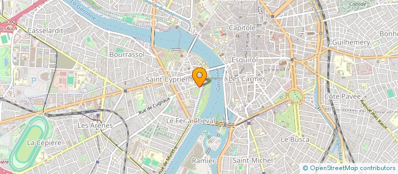 localisation de l'entreprise ASS MEDEC PREST SERVI CLINI TEINTURIERS à TOULOUSE