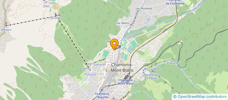 localisation de l'entreprise ASS MEDECINE ET MONTAGNE à CHAMONIX-MONT-BLANC