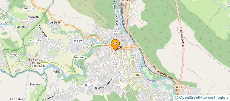 localisation de l'entreprise ASS MEDECINE TRAVAIL AGRICULTURE ARIEGE à FOIX