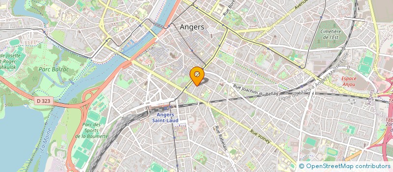 localisation de l'entreprise ASS MEDECINE TRAVAIL EN AGRICULTURE à ANGERS