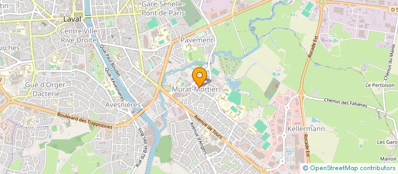 localisation de l'entreprise ASS MEDECINE URGENCE MAYENNE à LAVAL