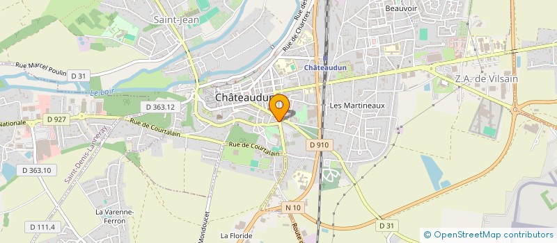 localisation de l'entreprise ASS MEDECINS DUNOIS à CHATEAUDUN