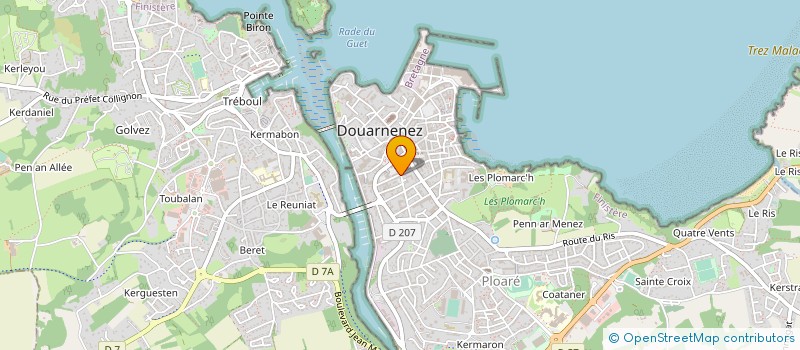 localisation de l'entreprise ASS MEDECINS GENERALISTES DE DOUARNENEZ à DOUARNENEZ