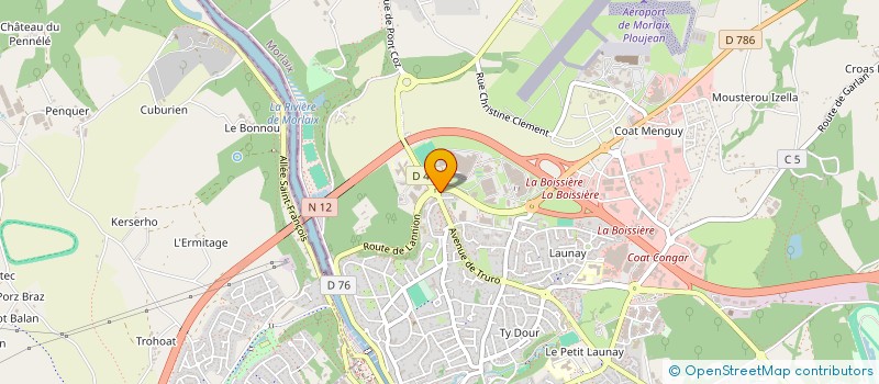 localisation de l'entreprise ASS MEDECINS PAYS DE MORLAIX FORMAT CONT  MORLAIX